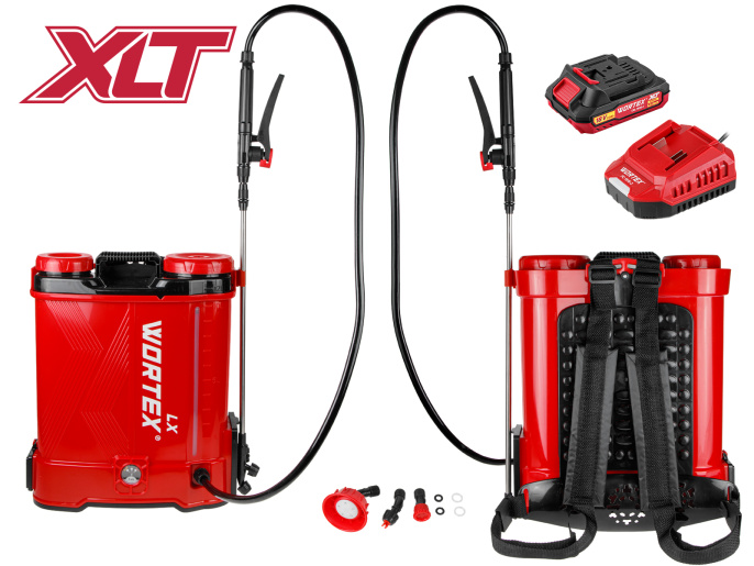 Аккум. опрыскиватель WORTEX LX KS 1220-1 Li в кор. ALL1 XLT SET 18В, 12 л, 2 Ач акб