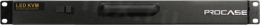 ProCase E1708HD Консоль однорельсовая , КВМ 8 порт, LCD 17'', single rail console KVM 8 port, LCD D-Sub, USB, разрешение 1920*1080, 8 кабелей