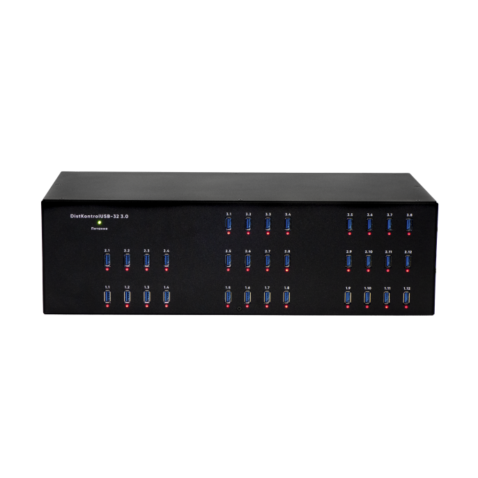 Управляемый USB over IP концентратор DistKontrolUSB-32 3.0 с 32 портами USB