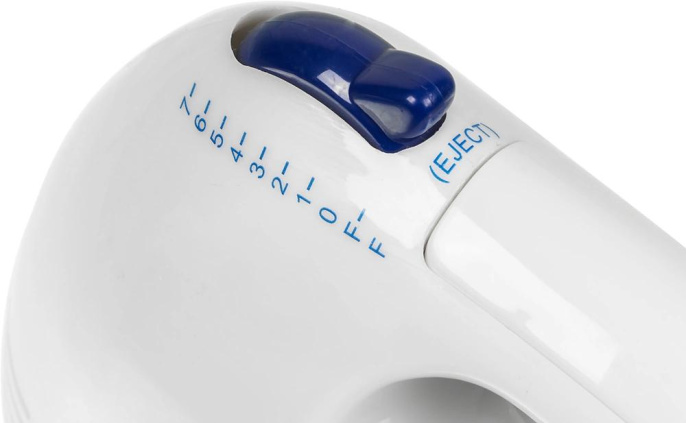 Миксер SCARLETT SC-HM40S03, ручной, белый и синий