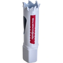 Коронка биметаллическая крупный зуб (14 мм, 38 мм, HSSE, М42) №001 Профоснастка 80101001