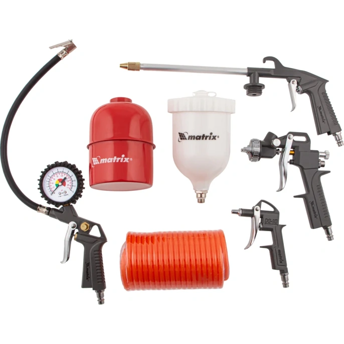 Набор пневмоинструмента MATRIX 5 предметов 57304