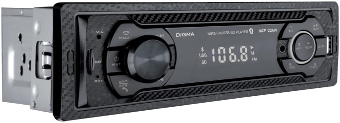 Автомагнитола Digma MCP-226W