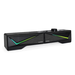 Саундбар-Акустическая система 2.0 ExeGate Allegro 170 питание USB, Bluetooth, 2х3Вт 6Вт RMS , 60-20000Гц, цвет черный, RGB подсветка, с возможностью трансформации в саундбар, Color Box EX289691RUS