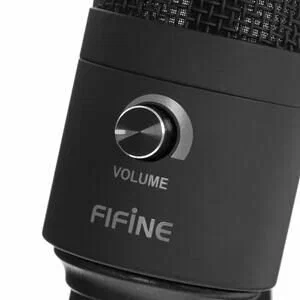 Микрофон FIFINE K669B черный конденсаторный, кардиоидная направленность, настольный, для стриминга и подкастов, 20-20000 Гц, подключение по USB Type-A, черный 4610110250569
