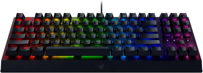 Клавиатура Razer BlackWidow V3 TKL, USB, механическая, черный [rz03-03490700-r3r1]