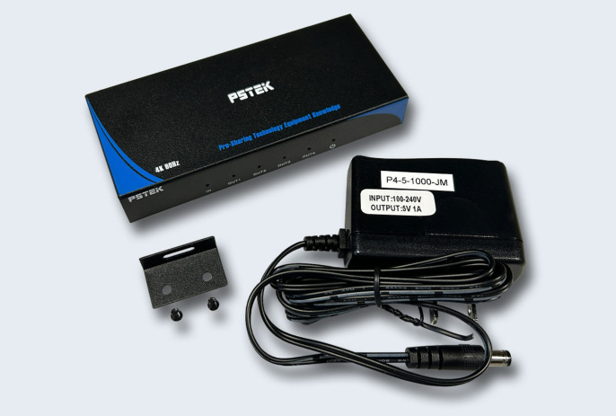 TNTV/TNT MMS-884VSH Разветвитель,, HDMI 2.0, 1 4 устройства, макс.10м. до входа у-ва+10м. до экрана толщ.жил шнура 26AWG ,, без шнуров, DC 5V, max data rate 18 гбит/с;max pixel clock 600 МГц;3D;HDCP2.2;макс.разр.до 3840x2160 60Hz 4:4:4