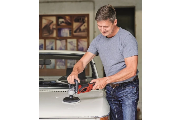 Полировальная машина Einhell CC-PO 1100/150 E 1100Вт 3500об/мин рез.шпин.:M14 d 150мм 2093275