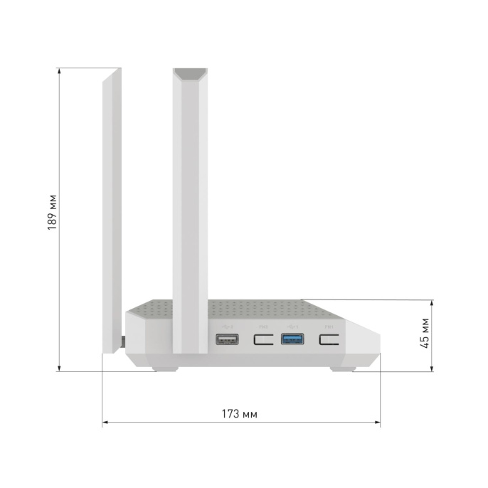 Маршрутизатор/ Netcraze Ultra Мультигигабитный интернет-центр с Mesh Wi-Fi 7 BE7200, Smart-коммутатором 1?10G, 1?2.5G и 4?1G, многофункциональными портами USB 3.2 и 2.0