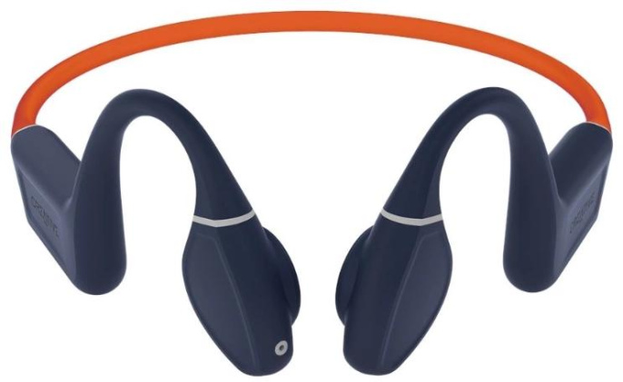 Наушники Creative Outlier Free Plus, Bluetooth, накладные, оранжевый/синий [51ef1081aa002]