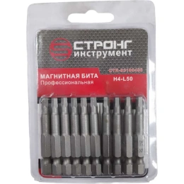 Бита магнитная стп-931 Н4-L50, 10 шт Strong стп-93100450