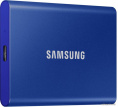 Внешний SSD 1Tb Samsung T7 MU-PC1T0H/WW, USB Type-C, Blue