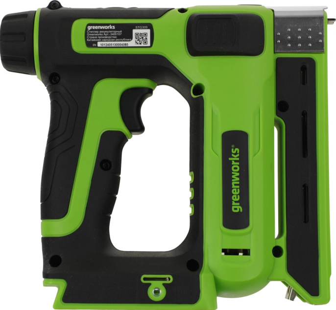 Степлер ручной Greenworks G24CS10 скобы 4/55/90/18GA (3400107)