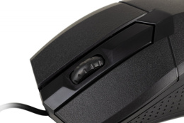 Мышь проводная Defender Optimum MB-270, оптическая, USB, 1000dpi, черный [52270]