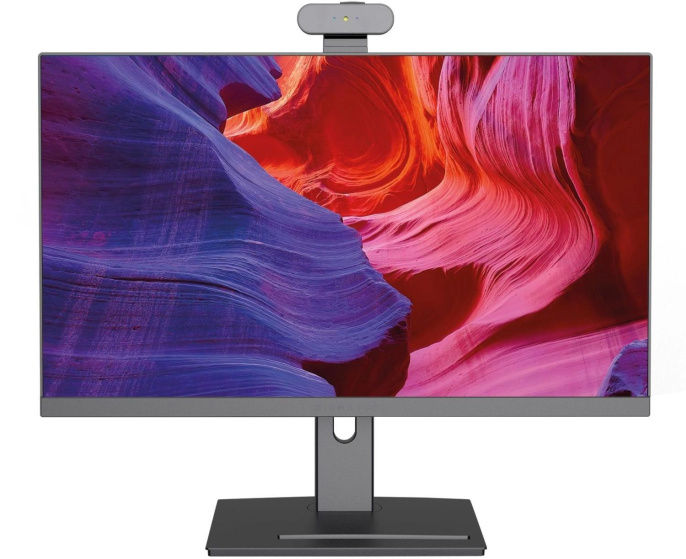 Моноблок Digma Pro Vision 23.8" Full HD i5 1235U (1.3) 16Gb SSD512Gb Iris Xe CR Windows 11 Pro Eth WiFi BT 90W клавиатура мышь Cam черный 1920x1080