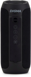 Колонка порт. Digma D-PS1510 черный 10W 2.0 BT 10м 1200mAh