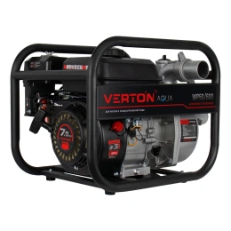 Мотопомпа VERTON WP 50/600 7л.с/212см3, 50мм/2", 600л/мин, 36м3/ч, h8м/26, d8мм 01.17548.17552