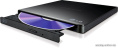 Оптический привод External DVD+/-RW LG GP57EB40.AHLE10B DVD Multi, внешний/внешний Slim, интерфейс USB-A, толщина 14 мм, цвет чёрный RTL