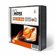 Диск DVD+R Mirex 4.7 Gb, 16x, Slim Case (5), (5/200)MIREX