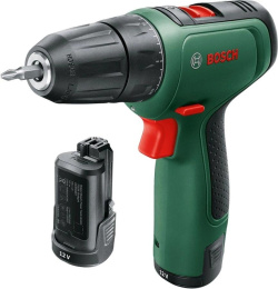 Дрель-шуруповерт Bosch EasyDrill 1200, 1.5Ач,  с двумя аккумуляторами [06039d3007]
