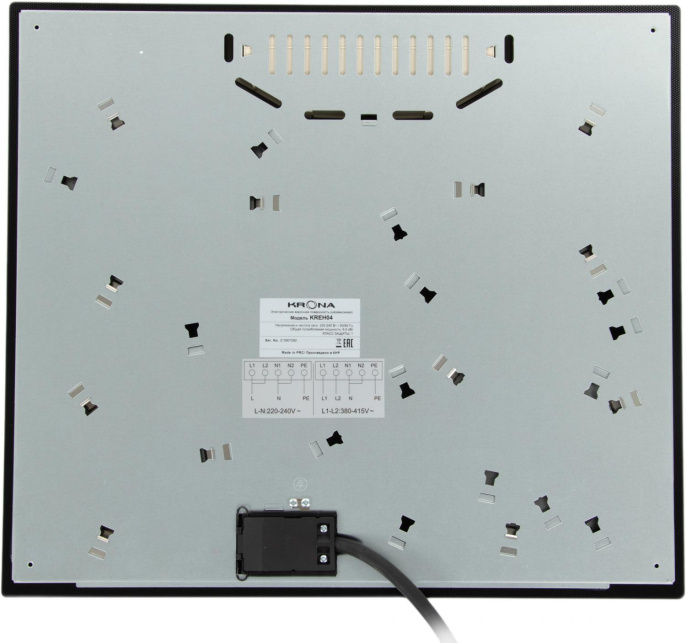 Электрическая варочная поверхность Krona CORTO 60 BL, конфорок: 4 шт.,  стеклокерамика,  независимая, черный