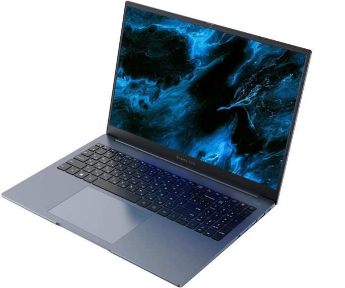 Ноутбук Digma Pro Pactos Core i3 1215U 8Gb SSD256Gb Intel UHD Graphics 16" IPS WUXGA (1920x1200) Windows 11 Pro dk.grey WiFi BT Cam 5500mAh (DN16P3-8CXW01)