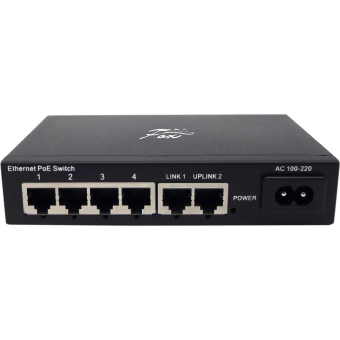 Коммутатор FOX 6 портов 10/100 Мбит/с, 4хPoE FX-POE4.2