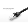 Удлинитель UGREEN NW112 (11279) Cat 6 F/UTP Ethernet RJ45 Extension Male/Female Patch Cords. Длина 1 м. Цвет: черный
