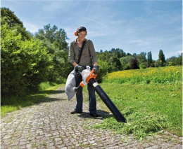 Воздуходувка-пылесос Stihl SHE 81 1400Вт пит.:от сети оранжевый/белый (48110110840)