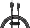 Кабель Baseus P10355701111-00 Pudding Series Fast Charging Type-C to iP 20W 1.2m Cluster Black передача данных, питание устройств, скорость передачи: 480Mbps, материал: TPE