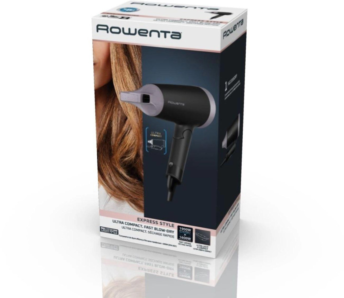 Фен Rowenta CV1831F0 1600Вт черный 1830008811