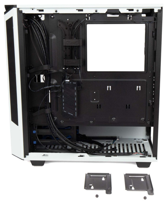 Корпус ATX HIPER PW81, Midi-Tower, без БП,  белый
