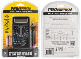 Мультиметр цифровой PROCONNECT M838 DT838, ручной [13-3013]
