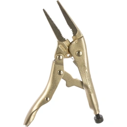 Тонконосый зажим с фиксатором 160мм KING TONY 6315-06