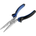 Длинногубцы ТУНДРА, CrV, никелированные, двухкомпонентные рукоятки, 180 мм 881654