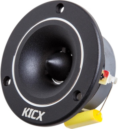 Колонки автомобильные Kicx DTC 36 ver.2 без решетки 80Вт 103дБ 4Ом 7.2см 3дюйм ком.:2кол. твитер однополосные