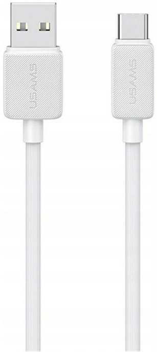 Кабель Usams US-SJ688 Type-C 3A Striped Data Cable-KY Series 1m Белый SJ688USB02