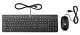 Клавиатура с мышью Keyboard and Mouse HP Slim USB (black)