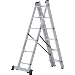 Трехсекционная лестница Новая Высота 3х6 ступеней 1230306