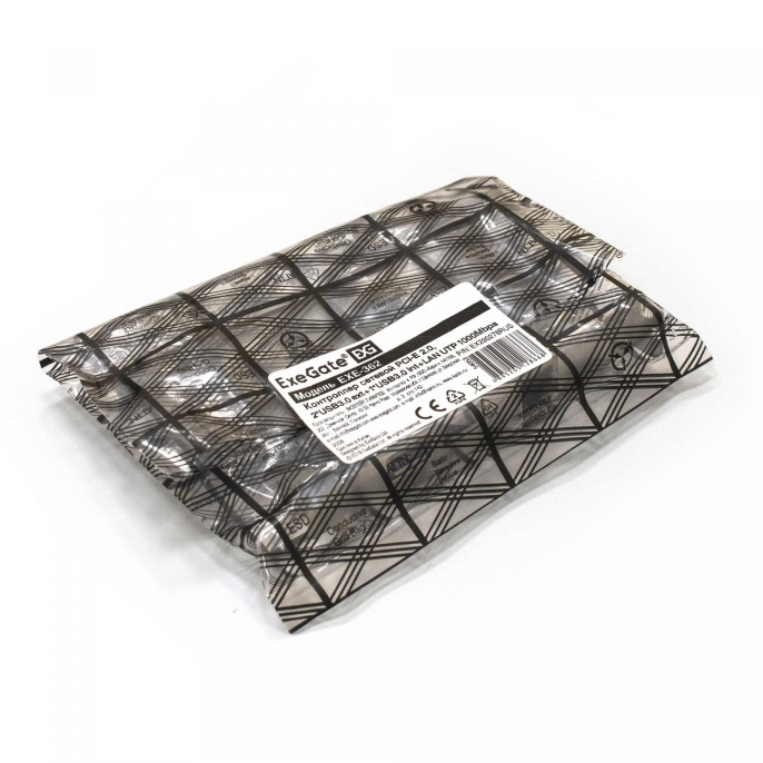 Контроллер сетевой ExeGate EXE-362 (PCI-E x1 v2.0, LAN UTP 1000Mbps + 2*USB3.0 ext. + 1*19pin int. (внутренние коннекторы для подключения 2*USB3.0 портов на корпусе), разъем доп.питания, Chipset VL805 + RTL8153B) EX290278RUS