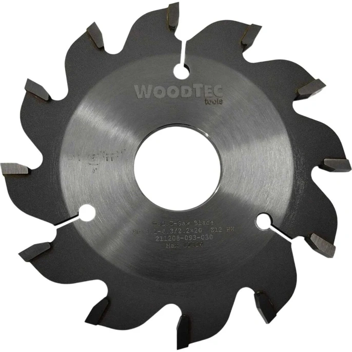 Подрезная пила для форматно-раскроечных станков 80x20x3.1-4.3/2.2 мм, Z=12 KON Woodtec ИН 325879
