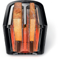 Тостер Philips HD2637/90,  черный/серебристый