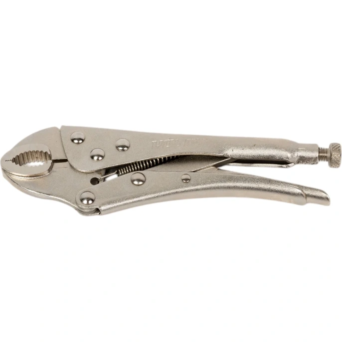 Зажим с фиксатором ВОЛАТ 180мм, изогнутые губки 23100-18