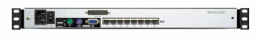 KVM консоль ATEN 8P CAT-5 HIGH DENSITY DUAL RAIL LCD KVM. KL1508AM-AXA-RG