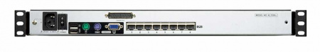 KVM консоль ATEN 8P CAT-5 HIGH DENSITY DUAL RAIL LCD KVM. KL1508AM-AXA-RG