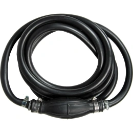 Насос для ручной перекачки топлива Airline Груша 3 м, с клапаном, черная AEAT204