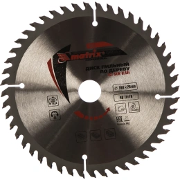 Диск пильный 160х20 мм; 48T по дереву Matrix 73212