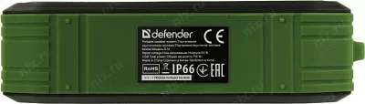 Портативная акустика G14 7Вт, зеленый, IP66/BT/FM/TWS Defender 65014