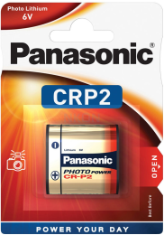 Батарейка Panasonic Lithium Power CRP2 BL1 (CR-P2L/1B) (литиевый электролит, напряжение: 6 В, емкость: 1400 мАч)