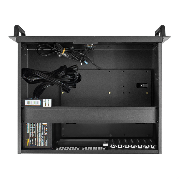 Серверный корпус ExeGate Pro 4U350-02 <RM 19", высота 4U, глубина 350, БП 800RADS, 2*USB> EX295893RUS